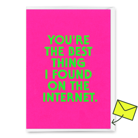 Deli Cards Grußkarte "You´re the best thing" | Coole Klappkarte für Verliebte
