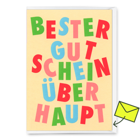 Deli Cards Grußkarte "Bester Gutschein überhaupt" | Lustige Gutschein-Karte