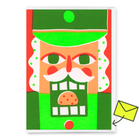Deli Cards Grußkarte "Nutcracker" | Besondere Klappkarte zu Weihnachten