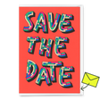 Deli Cards Grußkarte "Save the Date" | Schöne Klappkarte für Einladungen