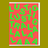 Deli Cards Grußkarte "Lustig Lustig" | Lustige Klappkarte zum Geburtstage