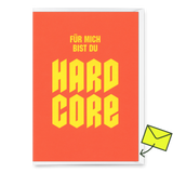 Deli Cards Grußkarte "Hardcore" | Coole Klappkarte für jedem Anlass
