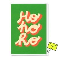 Deli Cards Grußkarte "HoHoHo" | Schöne Karte zu Weihnachten