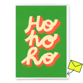 Deli Cards Grußkarte "HoHoHo" | Schöne Karte zu Weihnachten