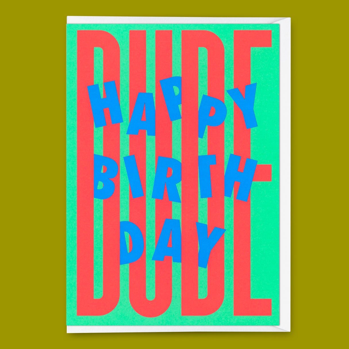 Deli Cards Grußkarte "Happy Birthday, Dude!" | Coole Klappkarte zum Geburtstag