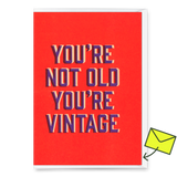 Deli Cards Grußkarte "You`re vintage" | Lustige Klappkarte zum Geburtstag