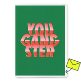 Deli Cards Grußkarte "You gangsta" | Coole Klappkarte für jeden Anlass