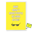 Deli Cards Grußkarte "As cool as us" | Besondere Klappkarte mit Spruch