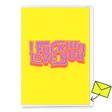 Deli Cards Grußkarte "I fucking love you" | Besondere Klappkarte für Verliebte