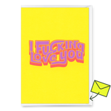 Deli Cards Grußkarte "I fucking love you" | Besondere Klappkarte für Verliebte