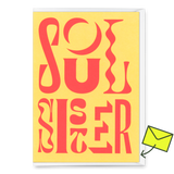 Deli Cards Grußkarte "Soul Sisters forever" | Besondere Klappkarte für Freunde