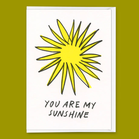 Deli Cards Grußkarte "You are my sunshine" | Besondere Klappkarte für Verliebte