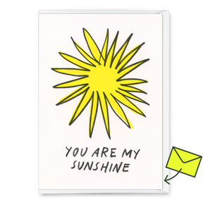 Deli Cards Grußkarte "You are my sunshine" | Besondere Klappkarte für Verliebte