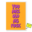 Deli Cards Grußkarte "You are old as fuck" | Lustige Klappkarte zum Geburtstag