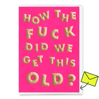 Deli Cards Grußkarte "This old" | Lustige Klappkarte zum Geburtstag