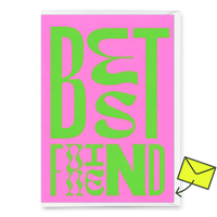 Deli Cards Grußkarte "Best Friends Forever" | Besondere Klappkarte für Freunde