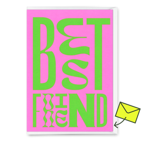 Deli Cards Grußkarte "Best Friends Forever" | Besondere Klappkarte für Freunde