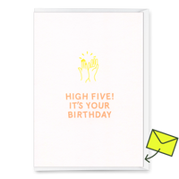 Deli Cards Grußkarte "High Five" | Coole Klappkarte zum Geburtstag