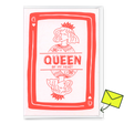 Deli Cards Grußkarte "Queen of hearts" | Besondere Klappkarte für jeden Anlass