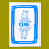Deli Cards Grußkarte "King of hearts" | Besondere Klappkarte für jeden Anlass
