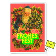 Deli Cards Grußkarte "Poesie Nikolaus" | Ausgefallene Klappkarte zu Weihnachten