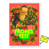 Deli Cards Grußkarte "Poesie Nikolaus" | Ausgefallene Klappkarte zu Weihnachten