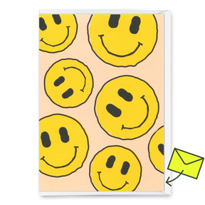 Deli Cards Grußkarte "Smilies" | Coole Klappkarte für jeden Anlass