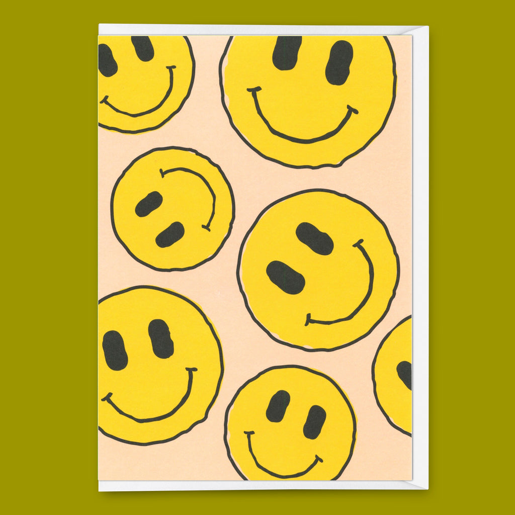 Deli Cards Grußkarte "Smilies" | Coole Klappkarte für jeden Anlass