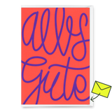 Deli Cards Grußkarte "Alles Gute Swing" | Besondere Klappkarte zum Gratulieren