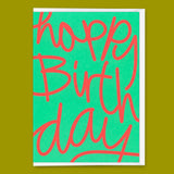 Deli Cards Grußkarte "Happy Birthday Swing" | Besondere Klappkarte zum Geburtstag