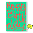 Deli Cards Grußkarte "Happy Birthday Swing" | Besondere Klappkarte zum Geburtstag