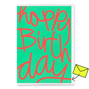 Deli Cards Grußkarte "Happy Birthday Swing" | Besondere Klappkarte zum Geburtstag