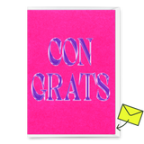 Deli Cards Grußkarte "Congrats Metal" | Ausgefallene Klappkarte zum Gratulieren