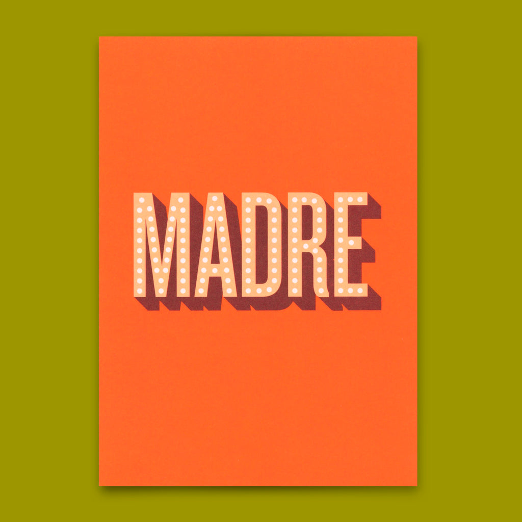 Deli Cards Postkarte "Madre" | Coole Karte zum Muttertag