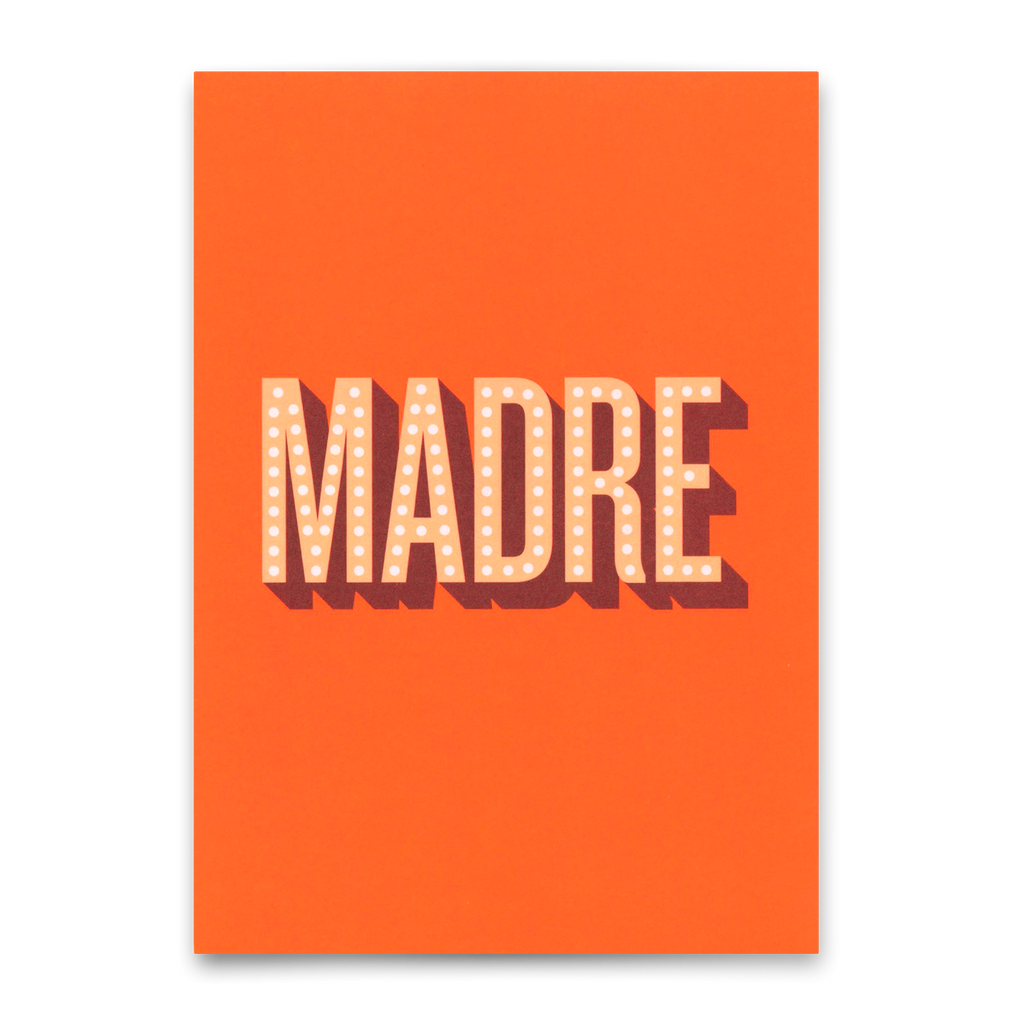 Deli Cards Postkarte "Madre" | Coole Karte zum Muttertag