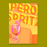 Deli Cards Postkarte "Aperol Spritz" | Coole Karte für jeden Anlass