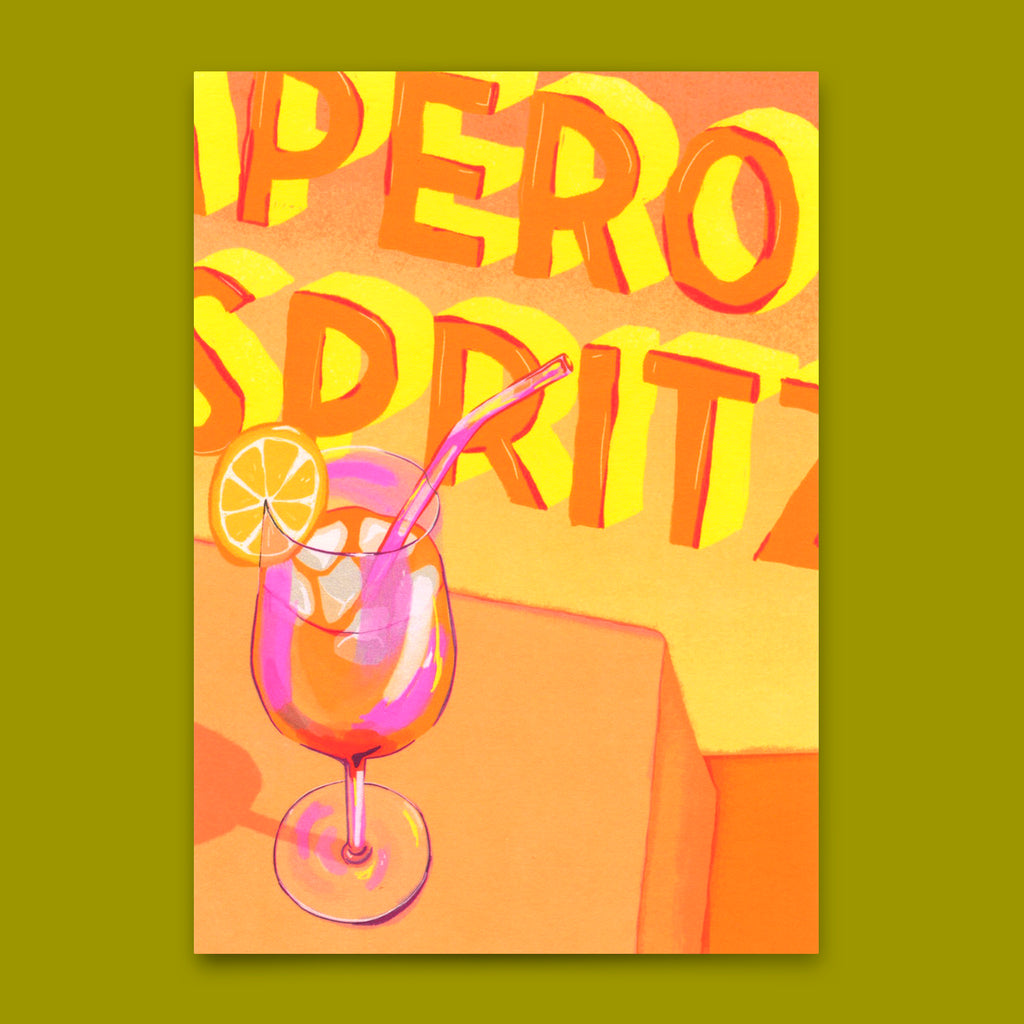 Deli Cards Postkarte "Aperol Spritz" | Coole Karte für jeden Anlass