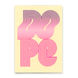 Deli Cards Postkarte "Dope" | Besondere Karte für jeden Anlass