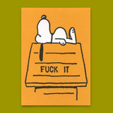 Deli Cards Postkarte "Fuck it" | Lustige Karte mit Spruch