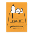 Deli Cards Postkarte "Fuck it" | Lustige Karte mit Spruch