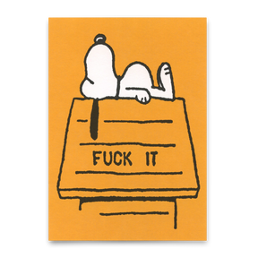 Deli Cards Postkarte "Fuck it" | Lustige Karte mit Spruch