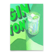 Deli Cards Postkarte "Gin & Tonic" | Coole Karte für jeden Anlass