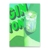 Deli Cards Postkarte "Gin & Tonic" | Coole Karte für jeden Anlass