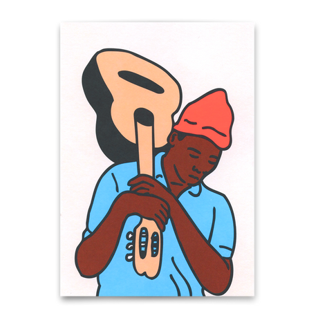 Deli Cards Postkarte "Jorge and his guitar" | Coole Karte für jeden Anlass