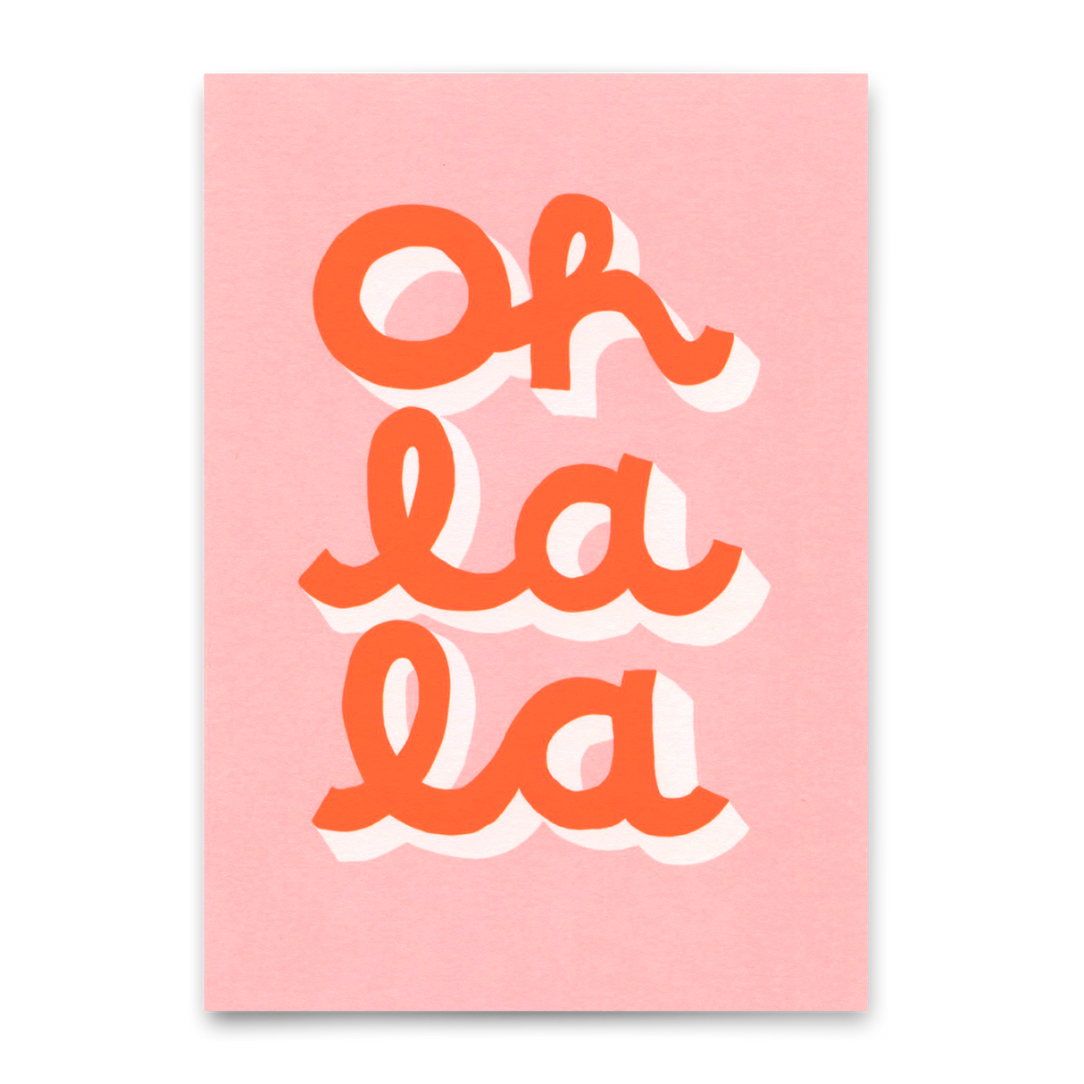 Deli Cards Postkarte "Oh La La" | Schöne Karte für jeden Anlass