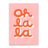 Deli Cards Postkarte "Oh La La" | Schöne Karte für jeden Anlass