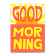 Deli Cards Postkarte "Good morning" | Schöne Karte mit Spruch