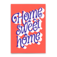Deli Cards Postkarte "Home sweet home" | Schöne Karte mit Spruch