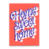 Deli Cards Postkarte "Home sweet home" | Schöne Karte mit Spruch