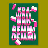 Deli Cards Postkarte "Krawall und Remmi Demmi" | Lustige Karte mit Spruch